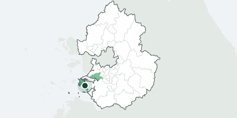경기 안산시 대부도파크골프리조트 위치 지도
